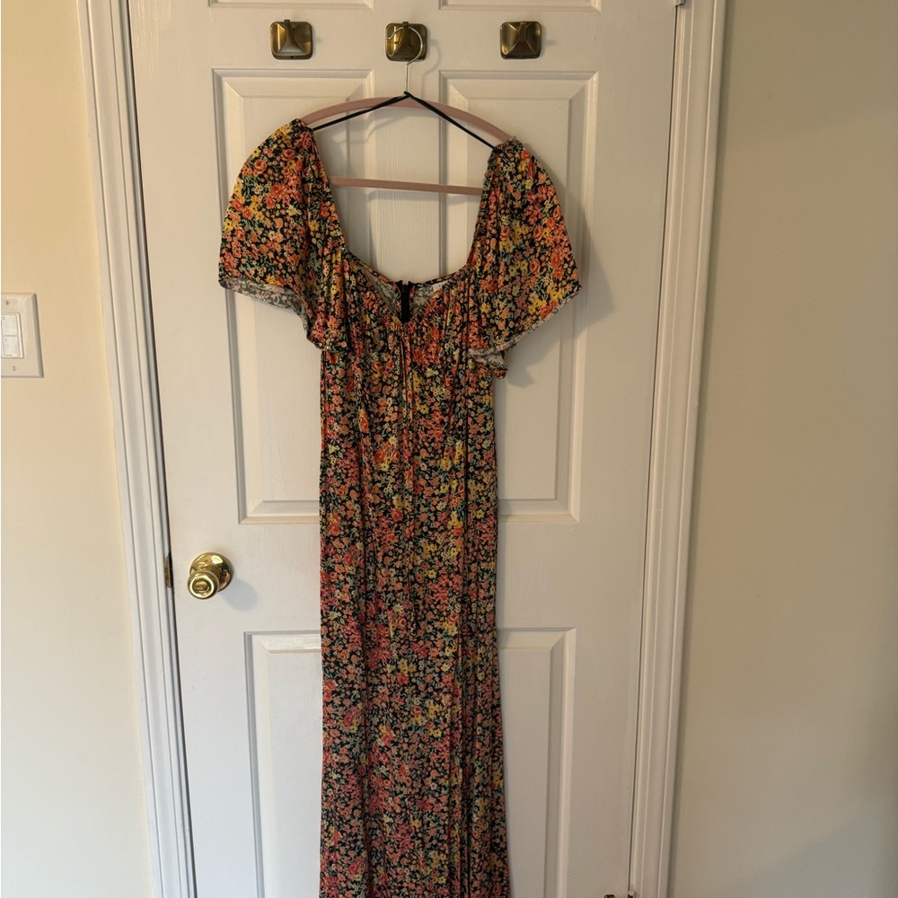 Topshop Multicolor Floral Maxi Dress